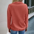thumbnail image 4 of Women's Casual Long Sleeve Sweatshirt Half Zip Pullover Lightweight Lapel Drawstring Loose 2025 Fall Top, 4 of 4