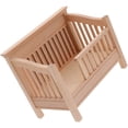 thumbnail image 1 of Miniature Dollhouse Bed Model Realistic Tiny Furniture for House Decoration Beautifully Crafted Bed Prop for DIY House Decor\n\n优 后的 标题： \n**Realistic, 1 of 5