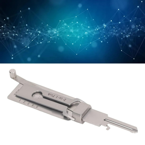 Key Decoder, Perfect Match Stainless Steel Key Pick Hook Tool For