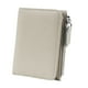 thumbnail image 3 of Cartera para mujer, tarjetero, plegable, multiusos, con cremallera, ligera, moderna. Blanco, 3 of 9