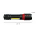 thumbnail image 3 of Linterna LED 1000 Lúmenes Súper Brillante Recargable | Linterna de mano con zoom con 4 modos de luz | Aleación de aluminio IPX6 resistente al agua | Largo Alcance Emergencia Acampada Senderismo Uso, 3 of 8