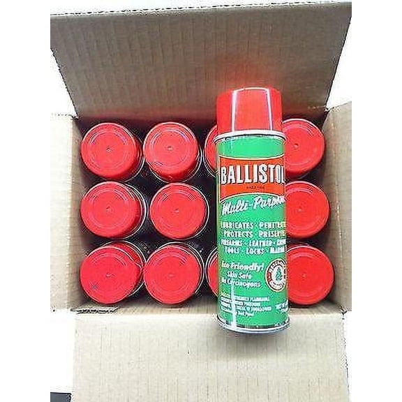 Ballistol Multi-Purpose Gun Oil Lubricant Cleaner Aerosol Spray 12-Pack 6 oz
