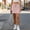 Pink women mini skirt shorts a1, variant on Cagogo Women Mini Skirt Shorts Drawstring Elastic Waist with Pockets Casual Solid Basic Lounge Shorts for Summer, Black S