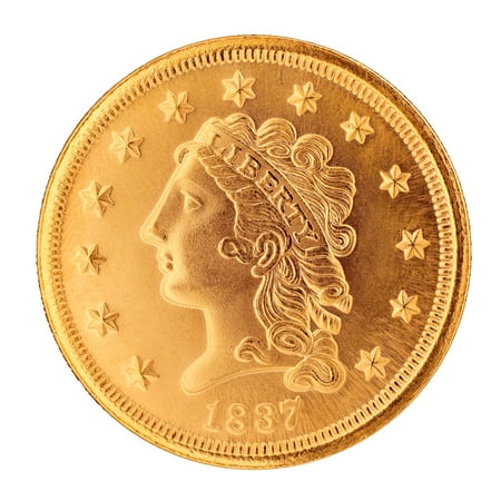 Head Gold Coin - American Coin Treasures Classic Head $2.50 Gold Piece 1834-1839 Replica Coin