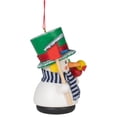 thumbnail image 3 of Alexander Taron 3.5" Christian Ulbricht Snowman with Birdhouse Christmas Hanging Ornament, 3 of 3