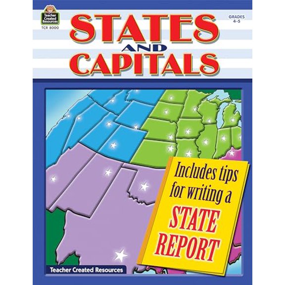 Pre-Owned States and Capitals, Grades 4-5 (Paperback) 1420680005 9781420680003