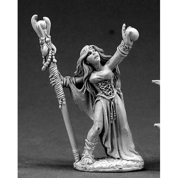 Reaper Miniatures Sarah the Seeress #03354 Dark Heaven Legends Unpainted Metal