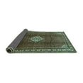 thumbnail image 2 of Ahgly Company Indoor Square Persian Turquoise Blue Traditional Area Rugs, 7' Square, 2 of 4