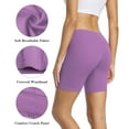 Wirarpa Women's High Waisted Cotton Boy Shorts Underwear, Anti Chafing Soft Biker Short Panties