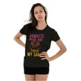 thumbnail image 4 of Gamer Namaste Inside Video Gaming Pun Womens Fitted Plus Size Graphic Tee Brisco Brands 2X, 4 of 5