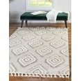 thumbnail image 1 of Rugs.com Cherokee Collection Rug – 8' x 10' Ivory High Rug Perfect For Living Rooms, Large Dining Rooms, Open Floorplans, 1 of 9