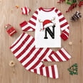 thumbnail image 2 of Siilsaa The Children’s Place Family Matching, Christmas and Holiday Pajama Sets, Cotton Brick Red,7-8 Years, 2 of 5