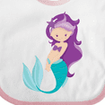 thumbnail image 4 of Inktastic Mermaid Girls Baby Bib, 4 of 4