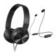 thumbnail image 1 of Auriculares Sony MDRZX110NC con cancelación de ruido y WI-C100 negros, 1 of 6