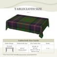 thumbnail image 6 of Rectangle Table Cloth, Scottish Clan Cochrane Cochran Tartan Resistant Washable Tablecloth Decorative Table Cover for Dining, Indoor and Outdoor, 6 of 6