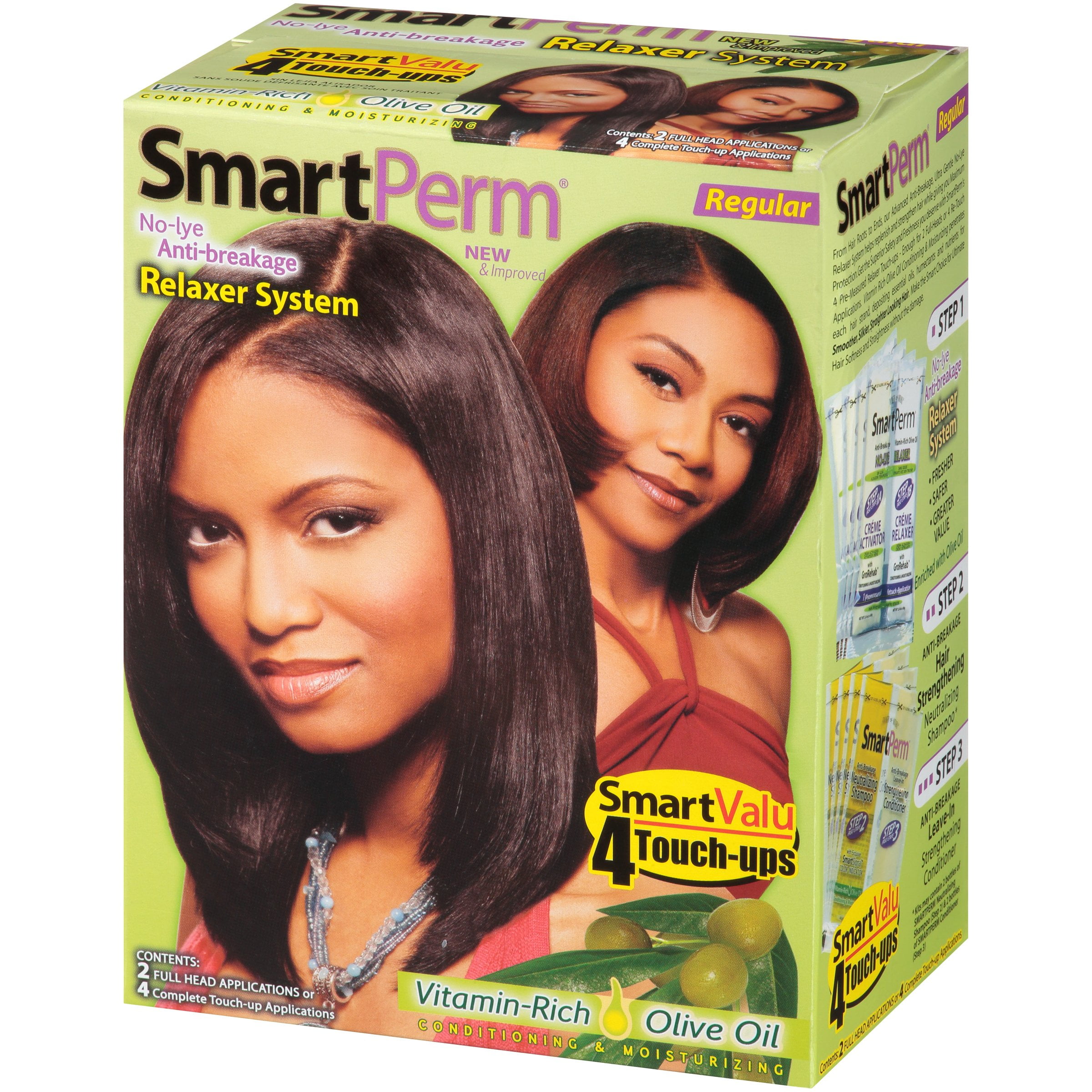 Smartperm Regular No Lye Anti Breakage Relaxer System Box