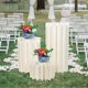 thumbnail image 3 of 1 juego de columna romana de papel plegable para bodas, guía de ruta con tapa acrílica (blanco), 3 of 7