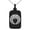 Black, variant on Stainless Steel Naito Samurai Crest Engraved Small Rectangle Dog Tag Charm Pendant Necklace