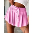 thumbnail image 5 of Summer Women'S Athletic Fitness Skirt Pants Light Pink L, 5 of 7