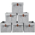 Foldable Cube Storage Containers, 6 Pack Cloth Baskets, 9x9 Bin for
