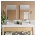 thumbnail image 2 of Better Bevel 20" x 30" White Metal Framed Mirror | Rectangle Bathroom Wall Mirror, 2 of 8