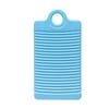 New Portable 1PC Laundry Washboard Plastic Clothes Washing Board Household Anti\-slip Cleaning Washboard 31\.5x16\.8cm Blue