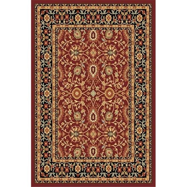 Dynamic Rugs YA352803390 Yazd 3.3 x 5.3 2803-390 Rug - Red-Black