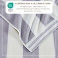 thumbnail image 2 of 100% Cotton Cabana Stripe Oversized 4 Pack Beach & Pool Towel (4 Pack- 35" x 70", Lavender Purple), 2 of 6