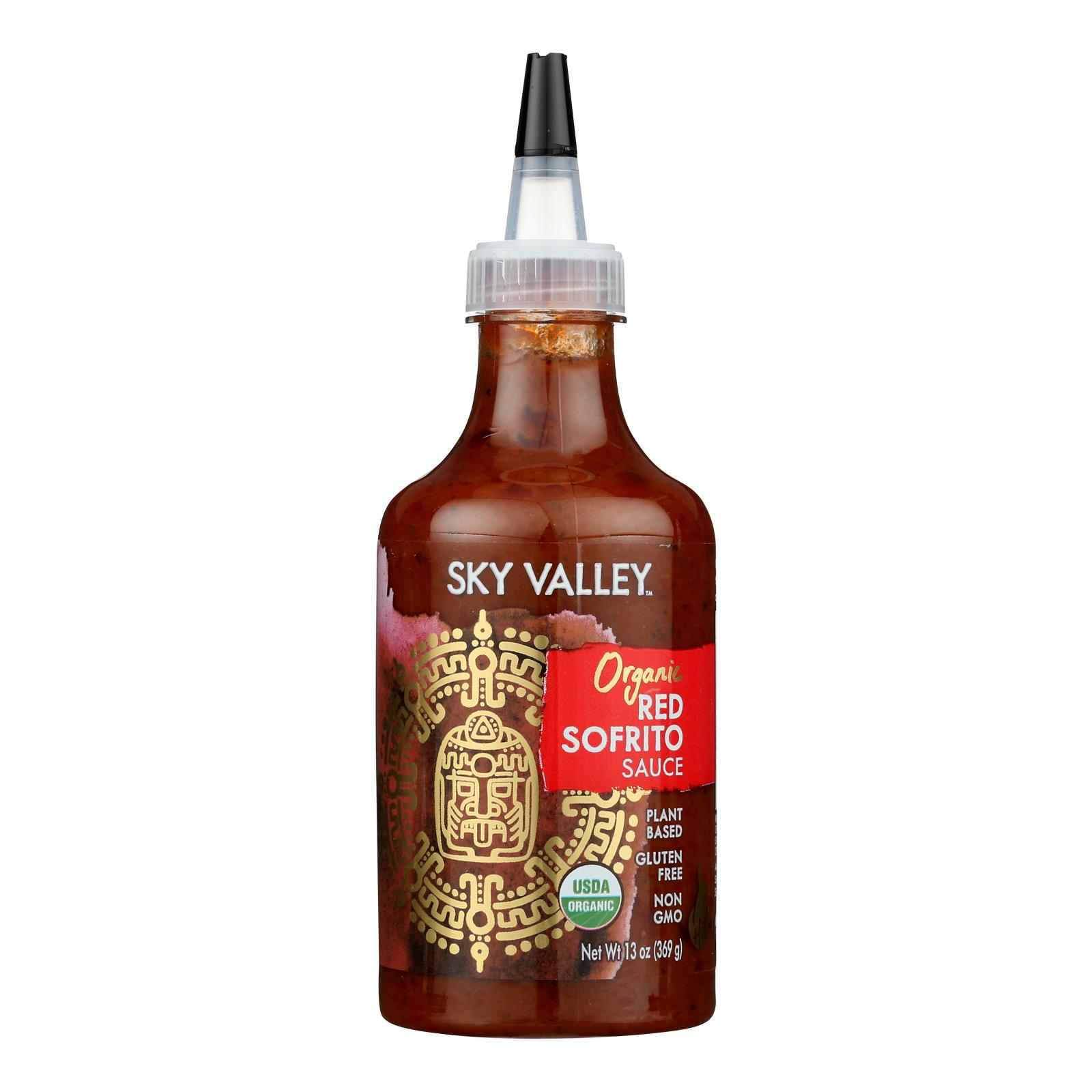 (6 Pack) Sky Valley Red Sofrito Sauce, 13 Oz Bottle