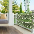 thumbnail image 6 of Lieonvis Artificial Leaf Fence Expandable Faux Leaf Privacy Fence Realistic Leaf Screen Hedge Grass Decorative Backdrop for Garden Patio Yard Balcony Home Decoration, 6 of 10
