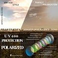 thumbnail image 6 of Joopin Acetate Polarized Sunglasses for Women Men Retro Round Sun Glasses UV Protection Trendy Shady Rays, 6 of 9