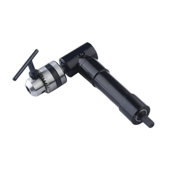 GOOHOCHY  90 Degree Electric Drill Cornerer Right Angle Attachment Black