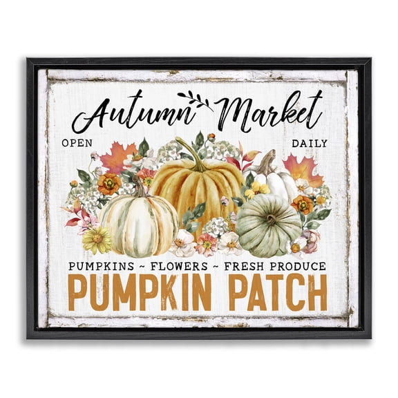 Stupell Industries French Country Black Floating Frame Canvas Art, 21 x 17, by Creatif Belle
