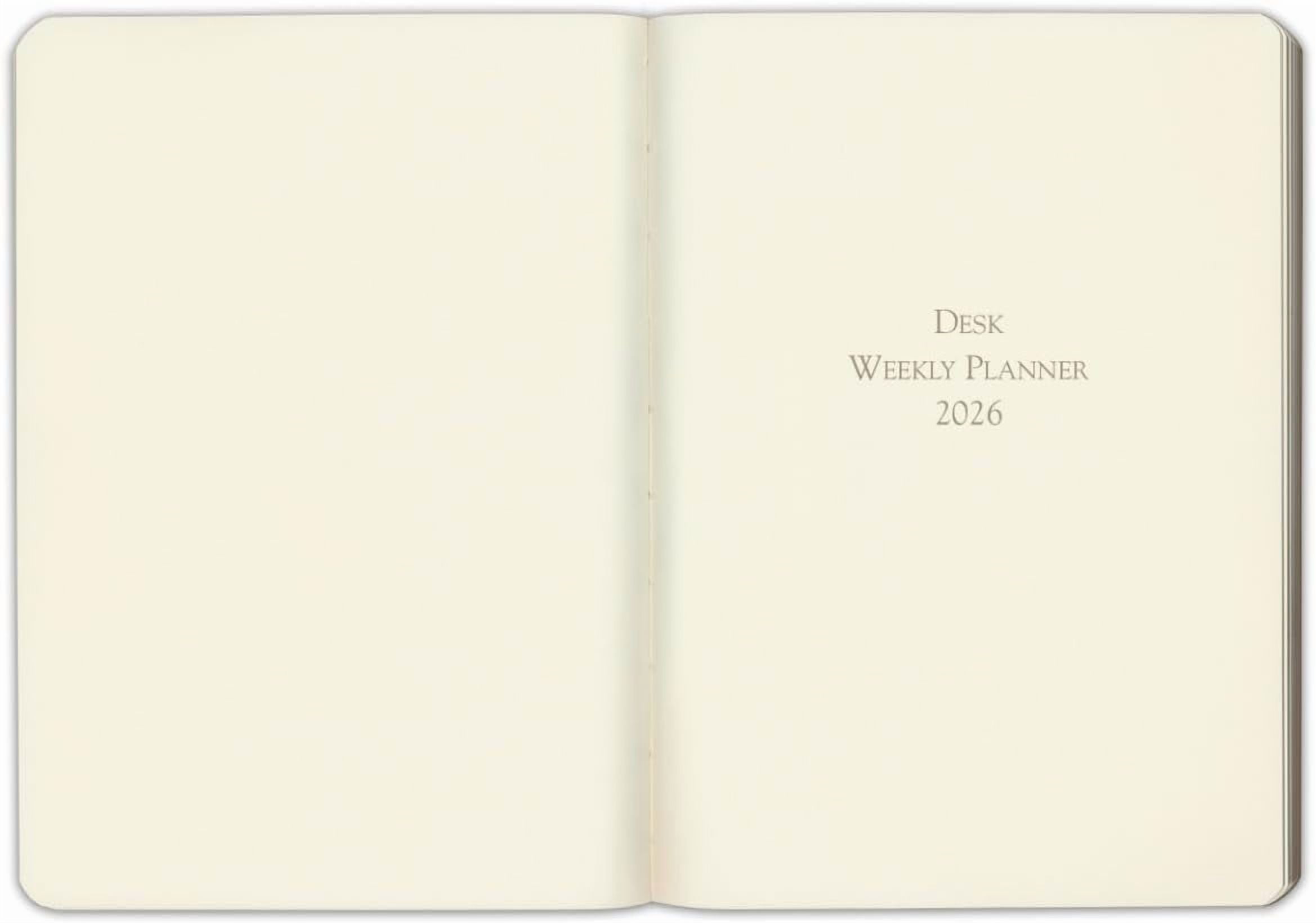 Gallery Leather Desk Weekly Planner 2026 - Acadia Hope - 8x5.5"