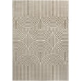 thumbnail image 3 of JONATHAN Y SANDSTONE 5 x 8 Area Rug, Ariana Art Deco Striped Arches Two-Tone - Beige/Cream, SND100A-5, 3 of 9