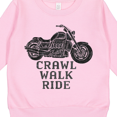 thumbnail image 3 of Inktastic Crawl Walk Ride Motorcycle Toddler Sweatshirt, 3 of 4