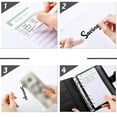 thumbnail image 4 of POINTERTECK POINTERTECK A6 Notebook Binder Budget Planner Organizer Cover Pockets Cash Wallet PU Leather, 4 of 9