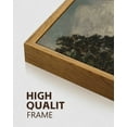 thumbnail image 6 of Drsoum Vintage French Architecture Wall Art 11x14in Natural Framed Rustic Retro Building Prints Classic Decorations for Living Room Bedroom, 6 of 6
