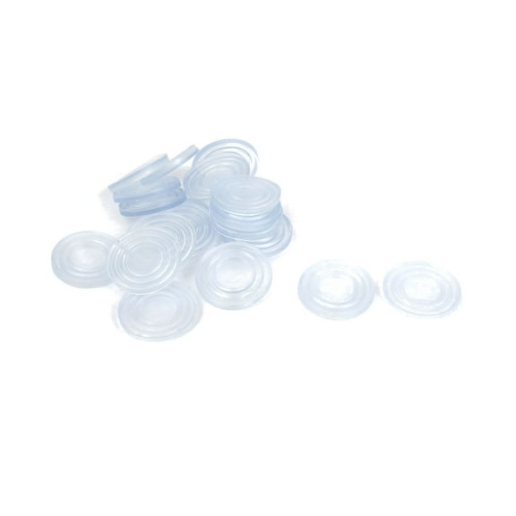 Unique Bargains 24mm Dia Furniture Glass Table Antislip Protector Pad Mat 20Pcs