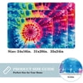 thumbnail image 2 of Tie Dye Non-Slip Polyester Chair Mats Floor Mat Kitchen Mat Machine Washable, 2 of 6