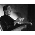 thumbnail image 2 of Unknown 32x26 Black Ornate Wood Framed with Double Matting Museum Art Print Titled - Even Monsters Need a Break, 2 of 4