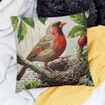 thumbnail image 2 of BANET Throw Pillow Covers Christmas Cardinal Birds Stand on The Tree Branches Halloween Decorative Pillow Case Cushion Cover Pillowslip 20x20in, 2 of 5