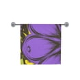 thumbnail image 3 of MKHERT Purple Floral Bath Towel Hand Towel Shower Towel Washcloth 30x56 inch, 3 of 3