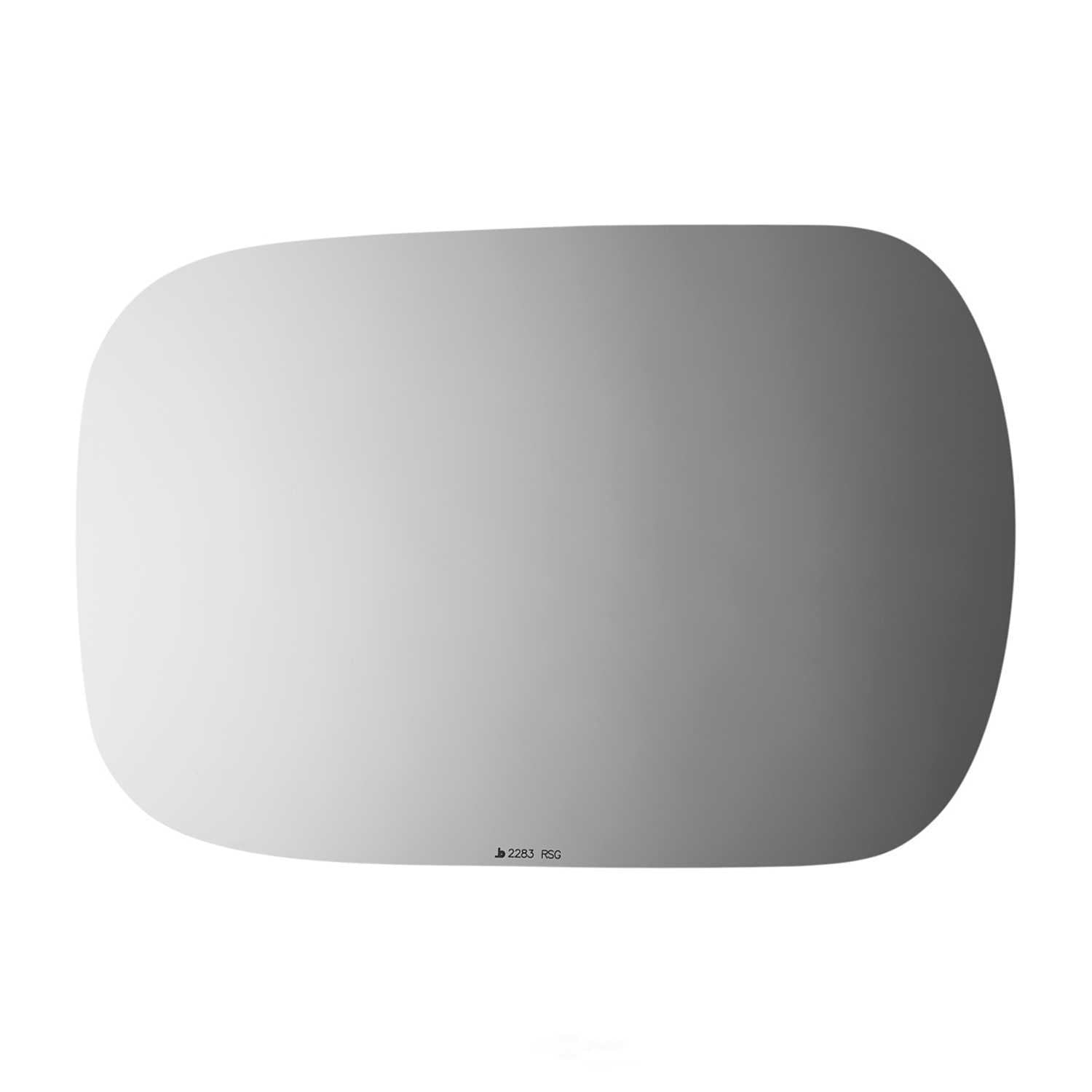 Burco Side View Mirror Replacement Glass with Motor Mount Plate - Clear Glass - 2283RSG