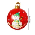 thumbnail image 2 of Bola inflable de Navidad grande, bola inflable de 60CM, decoración versátil para interiores y exteriores, 2 of 7