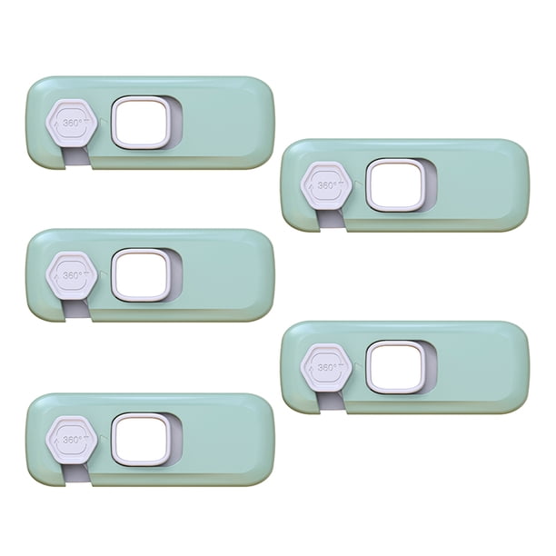 Cerraduras De Gabinete Para Niños, Cerradura De Puerta De Congelador Para Refrigerador De Casa, Cerraduras De Cajón Para Niños Pequeños, Hebilla De Bloqueo De Armario De Seguridad Para Bebés sonducket BA000632-02