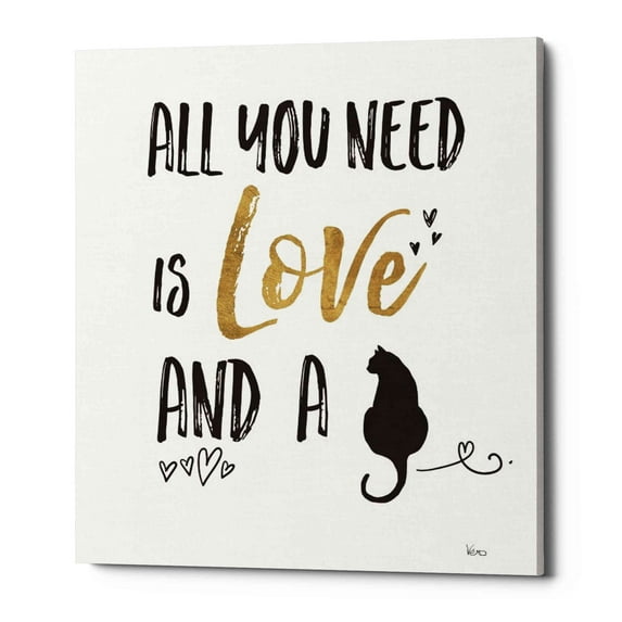 Epic Graffiti 'Pet Love IV' by Veronique Charron, Giclee Canvas Wall Art, 20"x24"