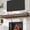 American Brown, variant on Kincubow 60 inch Fireplace Mantel Shelf, Solid Pine Wood Wall Mounted Mantel, Rustic Farmhouse Style