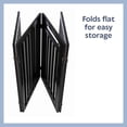 thumbnail image 6 of TRIXIE 4-Panel Foldable Wood Freestanding Pet Gate, Walk Thru Door, Expands to 81.2", Brown, 6 of 7