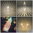 thumbnail image 4 of KAKOWELY 2Pack Flickering Candles Transparent Plastic Electric Tealights, 4 of 6